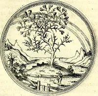 An illustration from Symbolorvm et emblematvm ex re herbaria desvmtorvm centvria vna (1590)