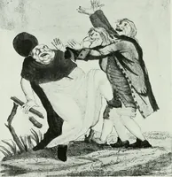 An illustration from Symbol and satire in the French Revolution (1912)