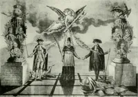 An illustration from Symbol and satire in the French Revolution (1912)