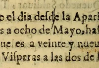 An illustration from Synodo diocesana con la carta pastoral convocatoria para el; : y otra en orden, a la paga de los diezmos. Celebrola el Illmo. y Revmo. Sor. Dor. Mtro. don Fray Bernardo Carrasco de Saavedra obispo de Santigo de Chile del Consejo de su Magestad, en la Iglesia Cathedral de dicha ciudad. A que se dio principio domingo diez, y ocho de enero de mil y seiscientos y ochenta, y ocho años, y se publicò en en [sic] dos de mayo de dicho año. (1691)