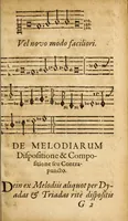 An illustration from Synopsis musicae novae omnino verae atque methodicae universae : in omnis sophiae pregustum parergoz inventae disputatae & propositae omnibus philomusis (1612)