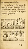 An illustration from Synopsis musicae novae omnino verae atque methodicae universae : in omnis sophiae pregustum parergoz inventae disputatae & propositae omnibus philomusis (1612)