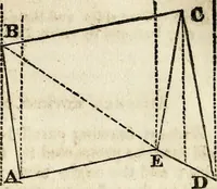 An illustration from A system of geometry and trigonometry : with a treatise on surveying (1830)
