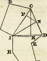 An illustration from A system of geometry and trigonometry : with a treatise on surveying (1830)