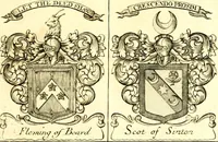 Picture 20 of 57 from A system of heraldry : speculative and practical : with the true art of blazon, according to the most approved heralds in Europe : illustrated with suitable examples of armorial figures, and achievements of the most considerable surnames and families in Scotland, &c. : together with historical and genealogical memorials relative thereto (1804), leaf 700