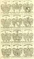 Picture 46 of 57 from A system of heraldry : speculative and practical : with the true art of blazon, according to the most approved heralds in Europe : illustrated with suitable examples of armorial figures, and achievements of the most considerable surnames and families in Scotland, &c. : together with historical and genealogical memorials relative thereto (1804), leaf 706