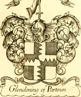 An illustration from A system of heraldry : speculative and practical : with the true art of blazon, according to the most approved heralds in Europe : illustrated with suitable examples of armorial figures, and achievements of the most considerable surnames and families in Scotland, &c. : together with historical and genealogical memorials relative thereto (1804)