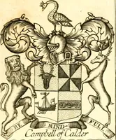 Picture 56 of 57 from A system of heraldry : speculative and practical : with the true art of blazon, according to the most approved heralds in Europe : illustrated with suitable examples of armorial figures, and achievements of the most considerable surnames and families in Scotland, &c. : together with historical and genealogical memorials relative thereto (1804), leaf 708