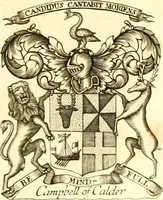 Picture 57 of 57 from A system of heraldry : speculative and practical : with the true art of blazon, according to the most approved heralds in Europe : illustrated with suitable examples of armorial figures, and achievements of the most considerable surnames and families in Scotland, &c. : together with historical and genealogical memorials relative thereto (1804), leaf 708