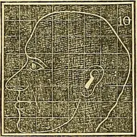 An illustration from A system of phrenology (1839)