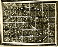 An illustration from A system of phrenology (1839)