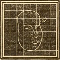 An illustration from A system of phrenology (1839)