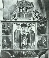 An illustration from Szepesvármegye müvészeti emlékei. A Müemlékek Országos Bizottsága támogatásával kiadja a Szepesvármegyei Történelmi Társulat; szerk. Vajdovszky János (1905)