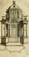 An illustration from Tabernacoli diversi (1628)