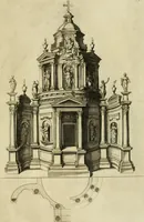 An illustration from Tabernacoli diversi (1628)
