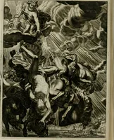 An illustration from Tableaux du temple des muses : tirez du cabinet de feu Mr. Favereau, conseiller du roy en sa Cour des Aydes, & gravez en tailles-douces par les meilleurs maistres de son temps, pour representer les vertus & les vices, sur les plus illustres fables de l'antiquité : avec les descriptions, remarques & annotations (1676)