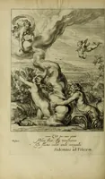 An illustration from Tableaux du temple des muses : tirez du cabinet de feu Mr. Favereau, conseiller du roy en sa cour des Aydes & grauez en tailles-douces par les meilleurs maistr s de son temps pour representer les vertus & les vices sur les plus illustres fables de l'antiquité (1655)