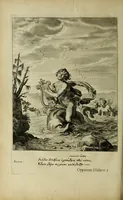 An illustration from Tableaux du temple des muses : tirez du cabinet de feu Mr. Favereau, conseiller du roy en sa cour des Aydes & grauez en tailles-douces par les meilleurs maistr s de son temps pour representer les vertus & les vices sur les plus illustres fables de l'antiquité (1655)