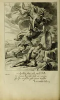 An illustration from Tableaux du temple des muses : tirez du cabinet de feu Mr. Favereau, conseiller du roy en sa cour des Aydes & grauez en tailles-douces par les meilleurs maistr s de son temps pour representer les vertus & les vices sur les plus illustres fables de l'antiquité (1655)