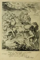 An illustration from Tableaux du temple des muses : tirez du cabinet de feu Mr. Favereau, conseiller du roy en sa cour des Aydes & grauez en tailles-douces par les meilleurs maistr s de son temps pour representer les vertus & les vices sur les plus illustres fables de l'antiquité (1655)