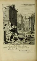 An illustration from Tableaux du temple des muses : tirez du cabinet de feu Mr. Favereau, conseiller du roy en sa cour des Aydes & grauez en tailles-douces par les meilleurs maistr s de son temps pour representer les vertus & les vices sur les plus illustres fables de l'antiquité (1655)