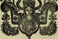 An illustration from Tableaux du temple des muses : tirez du cabinet de feu Mr. Favereau, conseiller du roy en sa cour des Aydes & grauez en tailles-douces par les meilleurs maistr s de son temps pour representer les vertus & les vices sur les plus illustres fables de l'antiquité (1655)
