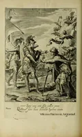 An illustration from Tableaux du temple des muses : tirez du cabinet de feu Mr. Favereau, conseiller du roy en sa cour des Aydes & grauez en tailles-douces par les meilleurs maistr s de son temps pour representer les vertus & les vices sur les plus illustres fables de l'antiquité (1655)