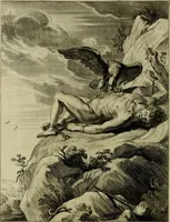 An illustration from Tableaux du temple des muses : tirez du cabinet de feu Mr. Favereau, conseiller du roy en sa cour des Aydes & grauez en tailles-douces par les meilleurs maistr s de son temps pour representer les vertus & les vices sur les plus illustres fables de l'antiquité (1655)