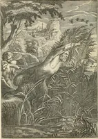 Picture 41 of 169 from Tableaux du temple des muses : tirez du cabinet de feu mr. Favereau...gravez en tailles-douces par les meilleurs maistres de son temps, pour representer les vertus & les vices, sur les plus illustres fables de l'antiquité (1676), leaf 127