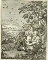 Picture 55 of 169 from Tableaux du temple des muses : tirez du cabinet de feu mr. Favereau...gravez en tailles-douces par les meilleurs maistres de son temps, pour representer les vertus & les vices, sur les plus illustres fables de l'antiquité (1676), leaf 177