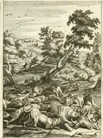 Picture 64 of 169 from Tableaux du temple des muses : tirez du cabinet de feu mr. Favereau...gravez en tailles-douces par les meilleurs maistres de son temps, pour representer les vertus & les vices, sur les plus illustres fables de l'antiquité (1676), leaf 207