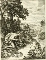 Picture 111 of 169 from Tableaux du temple des muses : tirez du cabinet de feu mr. Favereau...gravez en tailles-douces par les meilleurs maistres de son temps, pour representer les vertus & les vices, sur les plus illustres fables de l'antiquité (1676), leaf 377