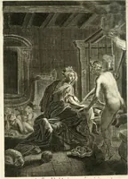 Picture 142 of 169 from Tableaux du temple des muses : tirez du cabinet de feu mr. Favereau...gravez en tailles-douces par les meilleurs maistres de son temps, pour representer les vertus & les vices, sur les plus illustres fables de l'antiquité (1676), leaf 497