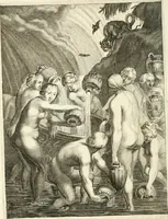Picture 164 of 169 from Tableaux du temple des muses : tirez du cabinet de feu mr. Favereau...gravez en tailles-douces par les meilleurs maistres de son temps, pour representer les vertus & les vices, sur les plus illustres fables de l'antiquité (1676), leaf 587