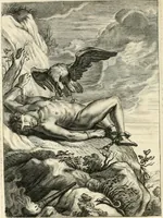 Picture 26 of 169 from Tableaux du temple des muses : tirez du cabinet de feu mr. Favereau...gravez en tailles-douces par les meilleurs maistres de son temps, pour representer les vertus & les vices, sur les plus illustres fables de l'antiquité (1676), leaf 77