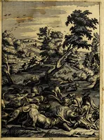 Picture 58 of 169 from Tableaux du temple des muses : tirez du cabinet de feu mr. Favereau...gravez en tailles-douces par les meilleurs maistres de son temps, pour representer les vertus & les vices, sur les plus illustres fables de l'antiquité (1676), leaf 206