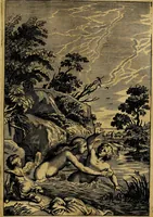 Picture 92 of 169 from Tableaux du temple des muses : tirez du cabinet de feu mr. Favereau...gravez en tailles-douces par les meilleurs maistres de son temps, pour representer les vertus & les vices, sur les plus illustres fables de l'antiquité (1676), leaf 326