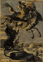 Picture 122 of 169 from Tableaux du temple des muses : tirez du cabinet de feu mr. Favereau...gravez en tailles-douces par les meilleurs maistres de son temps, pour representer les vertus & les vices, sur les plus illustres fables de l'antiquité (1676), leaf 436