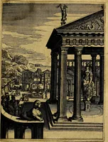 An illustration from Tableaux du temple des muses : tirez du cabinet de feu mr. Favereau...gravez en tailles-douces par les meilleurs maistres de son temps, pour representer les vertus & les vices, sur les plus illustres fables de l'antiquité (1676)