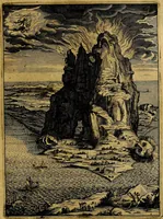 An illustration from Tableaux du temple des muses : tirez du cabinet de feu mr. Favereau...gravez en tailles-douces par les meilleurs maistres de son temps, pour representer les vertus & les vices, sur les plus illustres fables de l'antiquité (1676)