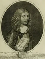 Picture 49 of 221 from Tableaux historiques, ou sont grauez les illustres francois et estrangers de l'un et de l'autre sexe : remarquables par leur naissance et leur fortune, doctrine, pieté, charges et emplois, auec les éloges sommaires contenans leurs noms et leurs qualitez, leurs peres et leurs meres, leurs aages, leurs mariages, les plus belles actions de leur vie et leurs armes blasonnées (1662), leaf 102