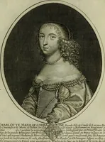 Picture 51 of 221 from Tableaux historiques, ou sont grauez les illustres francois et estrangers de l'un et de l'autre sexe : remarquables par leur naissance et leur fortune, doctrine, pieté, charges et emplois, auec les éloges sommaires contenans leurs noms et leurs qualitez, leurs peres et leurs meres, leurs aages, leurs mariages, les plus belles actions de leur vie et leurs armes blasonnées (1662), leaf 106