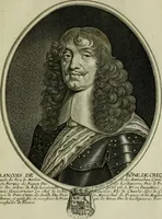 Picture 56 of 221 from Tableaux historiques, ou sont grauez les illustres francois et estrangers de l'un et de l'autre sexe : remarquables par leur naissance et leur fortune, doctrine, pieté, charges et emplois, auec les éloges sommaires contenans leurs noms et leurs qualitez, leurs peres et leurs meres, leurs aages, leurs mariages, les plus belles actions de leur vie et leurs armes blasonnées (1662), leaf 116