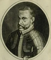 Picture 57 of 221 from Tableaux historiques, ou sont grauez les illustres francois et estrangers de l'un et de l'autre sexe : remarquables par leur naissance et leur fortune, doctrine, pieté, charges et emplois, auec les éloges sommaires contenans leurs noms et leurs qualitez, leurs peres et leurs meres, leurs aages, leurs mariages, les plus belles actions de leur vie et leurs armes blasonnées (1662), leaf 118