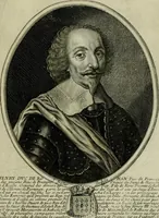 Picture 58 of 221 from Tableaux historiques, ou sont grauez les illustres francois et estrangers de l'un et de l'autre sexe : remarquables par leur naissance et leur fortune, doctrine, pieté, charges et emplois, auec les éloges sommaires contenans leurs noms et leurs qualitez, leurs peres et leurs meres, leurs aages, leurs mariages, les plus belles actions de leur vie et leurs armes blasonnées (1662), leaf 120