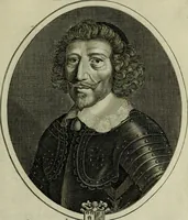 Picture 60 of 221 from Tableaux historiques, ou sont grauez les illustres francois et estrangers de l'un et de l'autre sexe : remarquables par leur naissance et leur fortune, doctrine, pieté, charges et emplois, auec les éloges sommaires contenans leurs noms et leurs qualitez, leurs peres et leurs meres, leurs aages, leurs mariages, les plus belles actions de leur vie et leurs armes blasonnées (1662), leaf 124