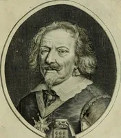 Picture 67 of 221 from Tableaux historiques, ou sont grauez les illustres francois et estrangers de l'un et de l'autre sexe : remarquables par leur naissance et leur fortune, doctrine, pieté, charges et emplois, auec les éloges sommaires contenans leurs noms et leurs qualitez, leurs peres et leurs meres, leurs aages, leurs mariages, les plus belles actions de leur vie et leurs armes blasonnées (1662), leaf 138