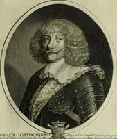 Picture 71 of 221 from Tableaux historiques, ou sont grauez les illustres francois et estrangers de l'un et de l'autre sexe : remarquables par leur naissance et leur fortune, doctrine, pieté, charges et emplois, auec les éloges sommaires contenans leurs noms et leurs qualitez, leurs peres et leurs meres, leurs aages, leurs mariages, les plus belles actions de leur vie et leurs armes blasonnées (1662), leaf 146