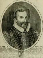 Picture 82 of 221 from Tableaux historiques, ou sont grauez les illustres francois et estrangers de l'un et de l'autre sexe : remarquables par leur naissance et leur fortune, doctrine, pieté, charges et emplois, auec les éloges sommaires contenans leurs noms et leurs qualitez, leurs peres et leurs meres, leurs aages, leurs mariages, les plus belles actions de leur vie et leurs armes blasonnées (1662), leaf 172