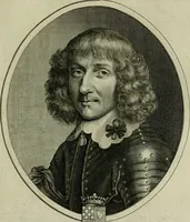 Picture 84 of 221 from Tableaux historiques, ou sont grauez les illustres francois et estrangers de l'un et de l'autre sexe : remarquables par leur naissance et leur fortune, doctrine, pieté, charges et emplois, auec les éloges sommaires contenans leurs noms et leurs qualitez, leurs peres et leurs meres, leurs aages, leurs mariages, les plus belles actions de leur vie et leurs armes blasonnées (1662), leaf 176